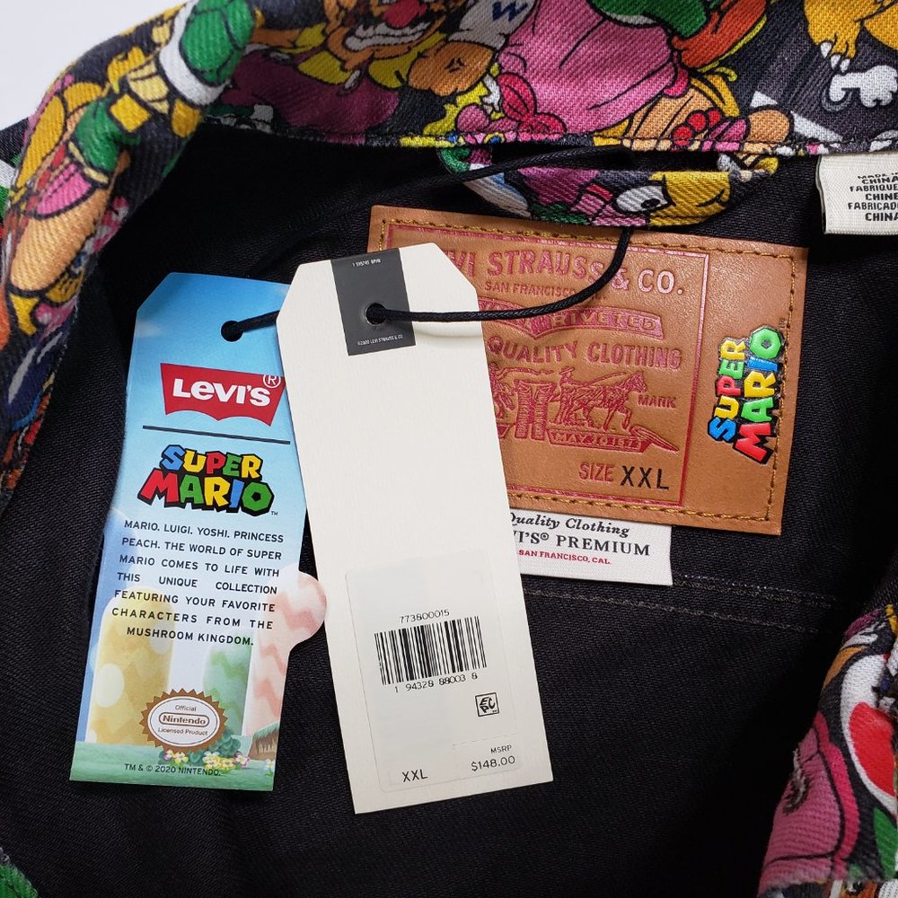 Levi's x Super Mario Vintage Fit Trucker Jacket - Picture 11 of 12